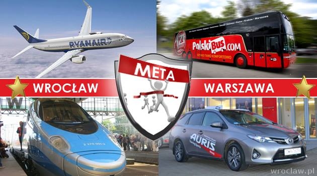 Wrocław – Warszawa: Pendolino, PolskiBus, Ryanair czy samochód? [WYNIKI, CENA, CZAS]
