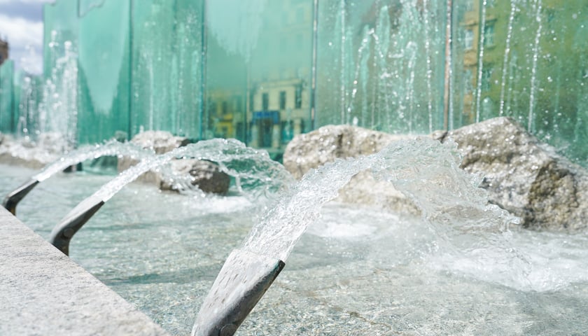 Wrocławskie fontanny w śmigus-dyngus. Dziś najwytrwalej - i najpiękniej - lały wodę