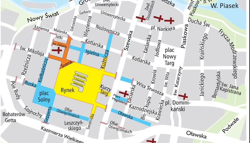 Sylwester w Rynku. Uwaga, zmiany w organizacji ruchu