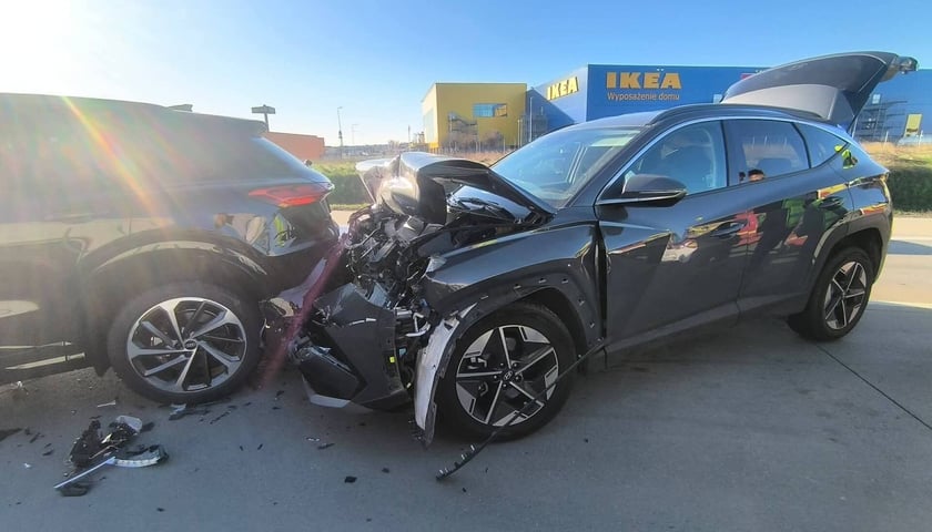 Kolizja na A4 pod Wrocławiem. Pas jezdni w stronę Katowic odblokowany [AKTUALIZACJA]