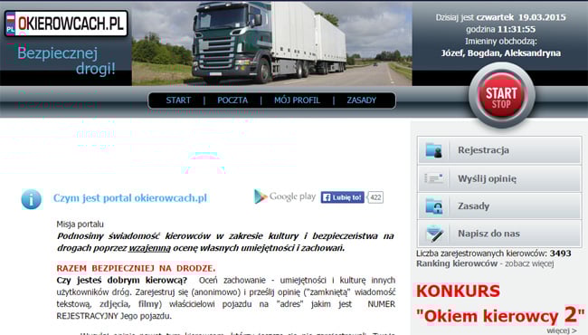 Dołącz do oryginalnej akcji i oceń zachowanie kierowców