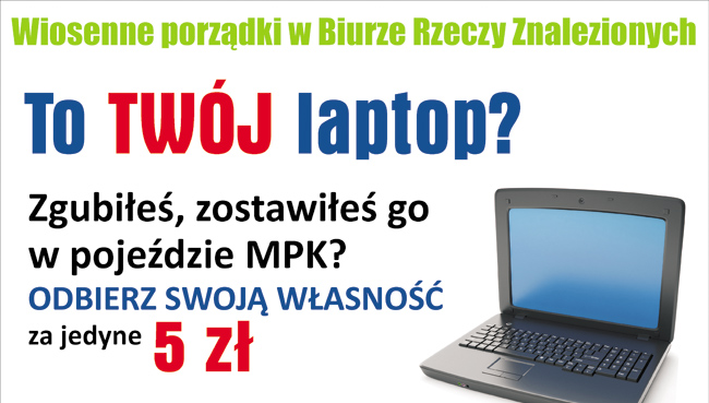 Wiosenne wietrzenie biura rzeczy znalezionych MPK