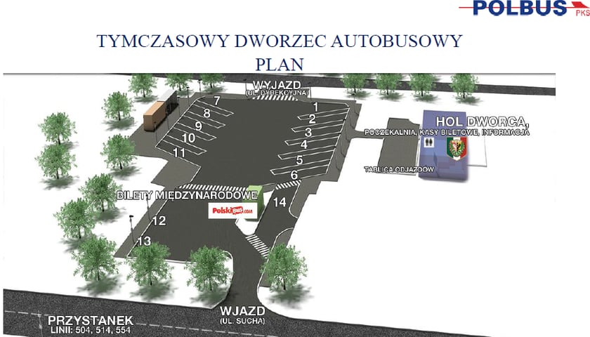 Dworzec PKS w nowym miejscu [MAPA]