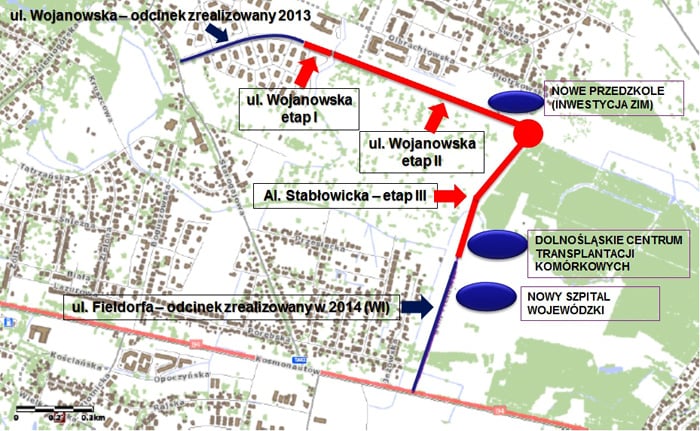 Ul. Wojanowska będzie dłuższa