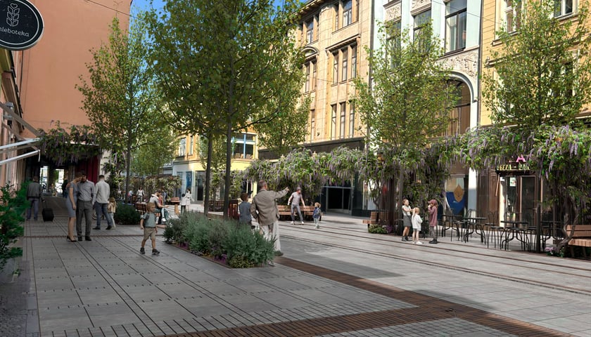 Tak może wyglądać ulica Ruska po metamorfozie. Wizualizacja