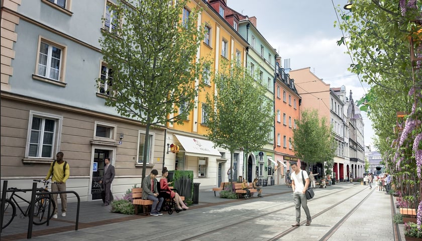 Tak może wyglądać ulica Ruska po metamorfozie. Wizualizacja