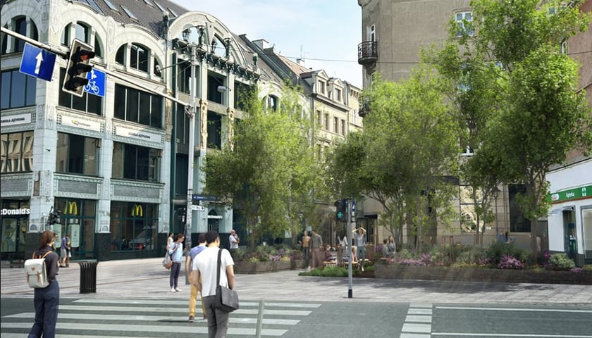 Tak może wyglądać ulica Ruska po metamorfozie. Wizualizacja