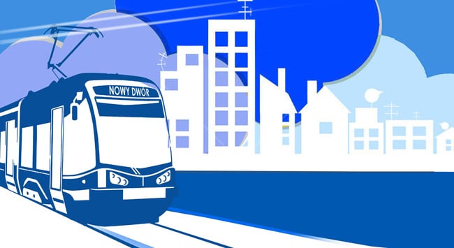 Tramwaj na Nowy Dwór w WPI