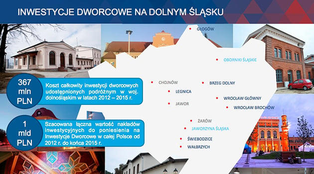 Inwestycje dworcowe na Dolnym Śląsku