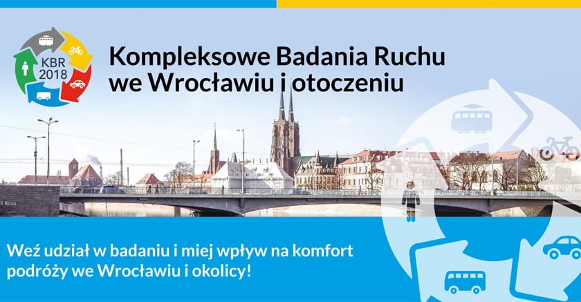 Ruszają Kompleksowe Badania Ruchu we Wrocławiu i aglomeracji 