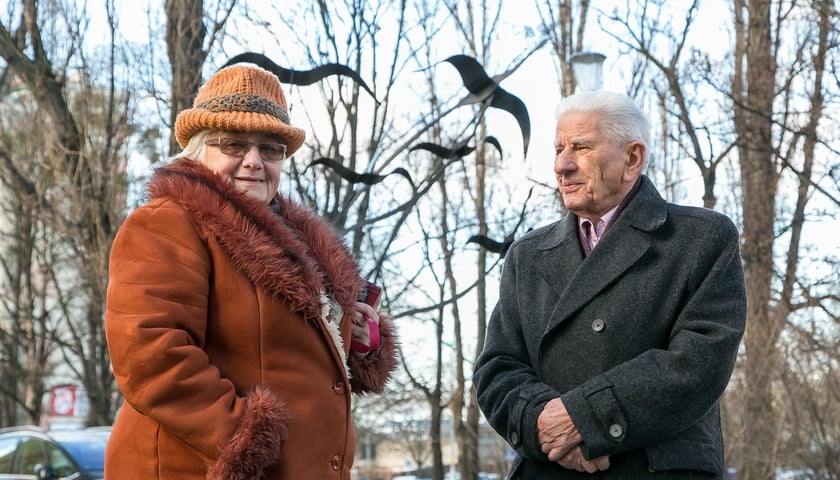 Krystyna Szczudłowska i Zbigniew Semka, pomysłodawcy Ptasiego Zagajnika