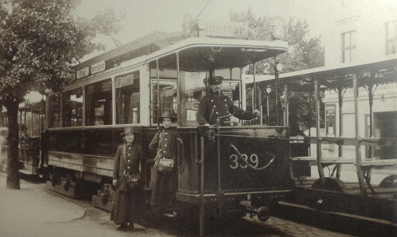 tramwaj typu Maximum w dawnym Breslau