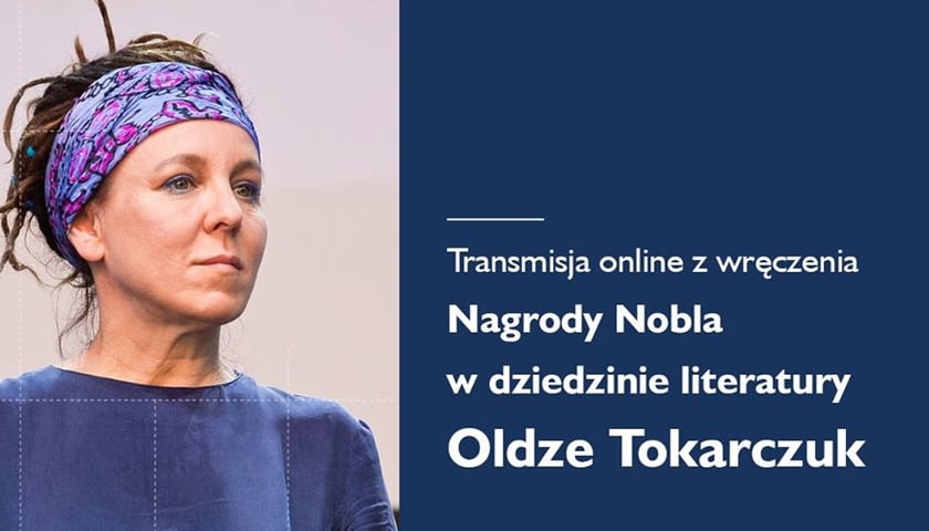 Live-Übertragung von der Verleihung des Nobelpreises an Olga Tokarczuk