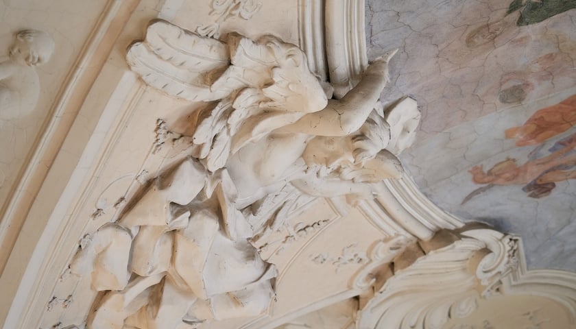 Powiększ obraz: Stary Refektarz w klasztorze dominikanów we Wrocławiu. Zdjęcia archiwalne