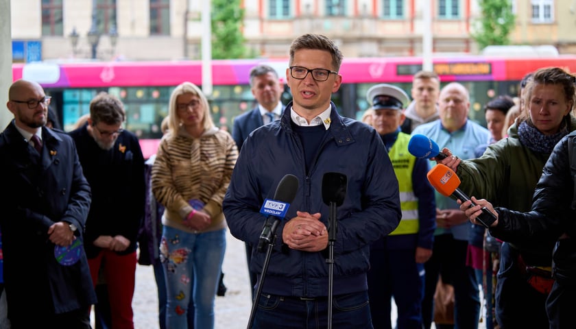 Powiększ obraz: Marcin Miedziński, zastępca dyrektora Departamentu Edukacji UMW
