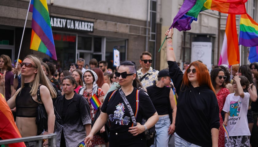 Uczestnicy Marszu Równości we Wrocławiu, 30 maja 2026 r.