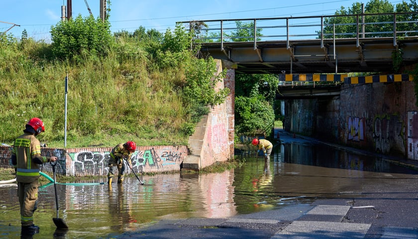 Powiększ obraz: Zalany wiadukt przy ul. Słubickiej/Ścinawskiej - 12.06.2026 r.