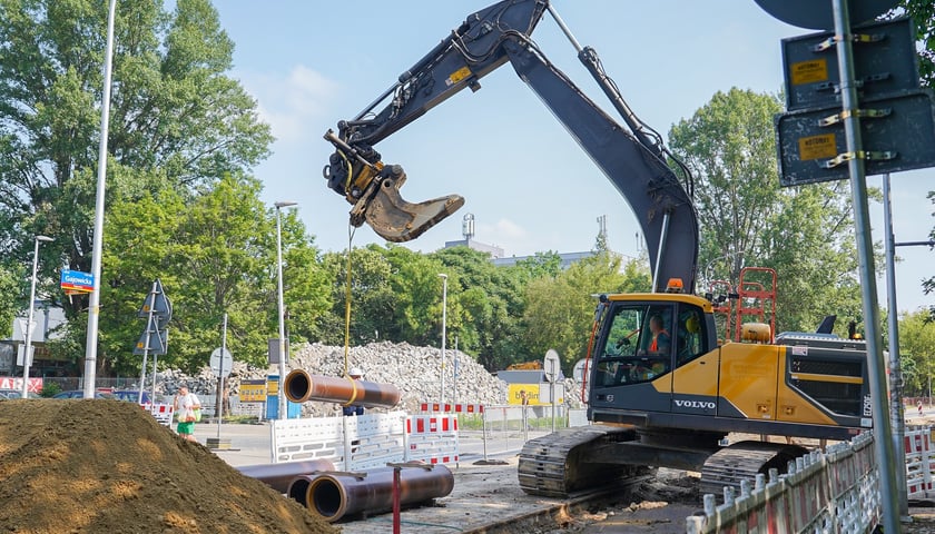 Powiększ obraz: Przebudowa ulicy Gajowickiej