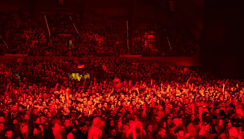 Powiększ obraz: Hala Stulecia we Wrocławiu. Koncert