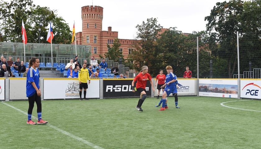 Powiększ obraz: Międzynarodowy Turniej w Piłce Ulicznej Wrocław Cup w ubiegłym roku na Placu Wolności