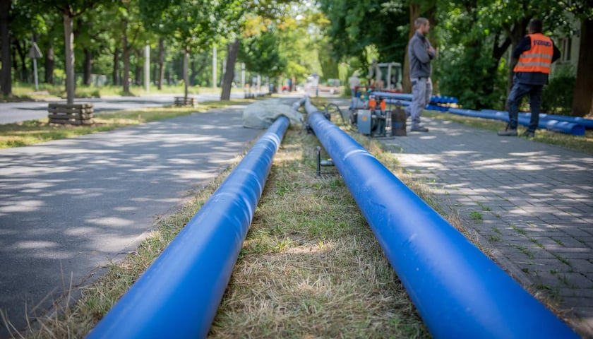 Powiększ obraz: Modernizacja wodociągu na ulicy Mickiewicza