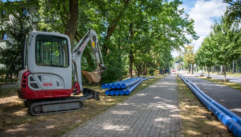 Powiększ obraz: Modernizacja wodociągu na ulicy Mickiewicza
