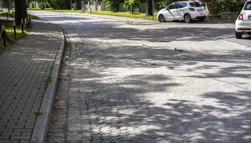 Powiększ obraz: Ulica Czajkowskiego - stan obecny, zdjęcie z lipca 2026 roku