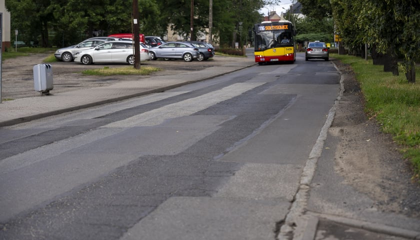 Powiększ obraz: Ulica Czajkowskiego - stan obecny, zdjęcie z lipca 2026 roku