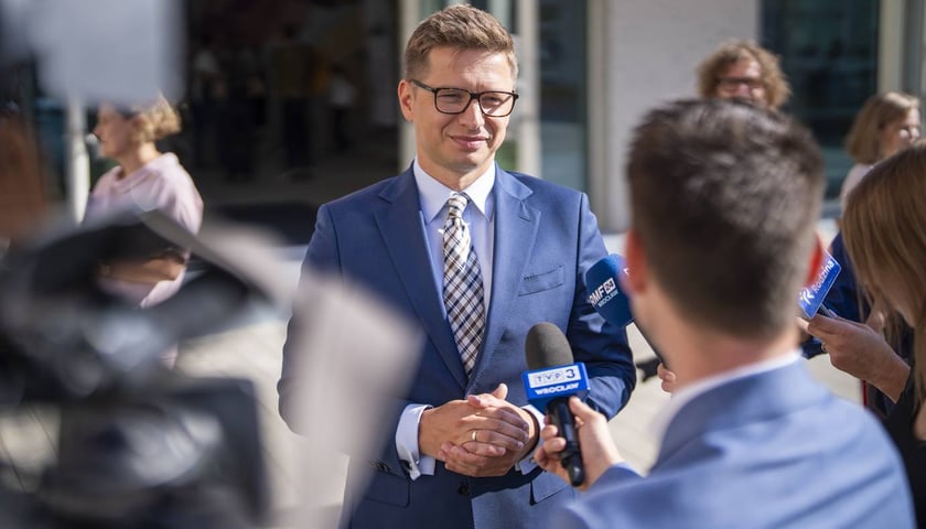 Powiększ obraz: Marcin Miedziński, zastępca dyrektora Departamentu Edukacji