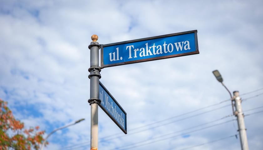 Powiększ obraz: Ulica Traktatowa na Muchoborze Małym