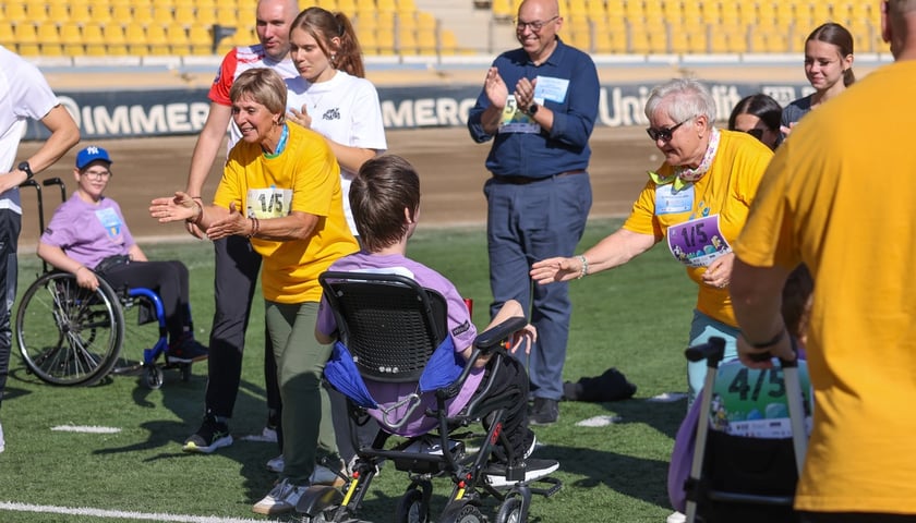 Powiększ obraz: Piąta edycja Wrocławskiej Integracyjnej Olimpiady Sportowej na Stadionie Olimpijskim. Wrocław, 16.09.2026.