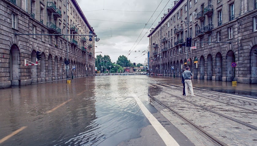 ulica Świdnicka we Wrocławiu, powódź 1997