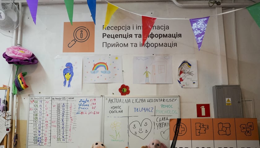 Koordynatorzy ośrodka dla uchodźców przy ul. Grochowej podsumowali 100 dni działalności