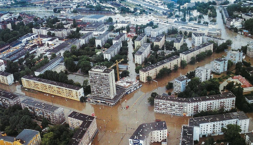 plac Legionów, Wrocław, powódź 1997