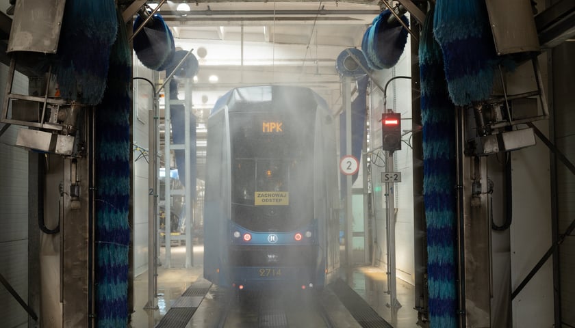 Myjnia tramwajowa w Zajezdni Borek we Wrocławiu