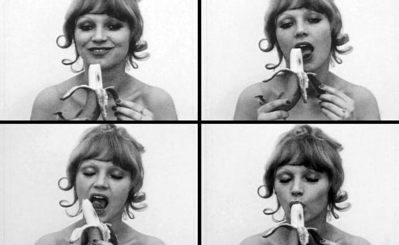 Powiększ obraz: Natalia LL, "Sztuka konsumpcyjna", 1972, kadry z filmu, fot. dzięki uprzejmości artystki