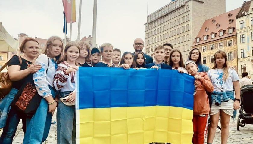 obóz dla dzieci z Ukrainy we Wrocławiu sierpień 2022
