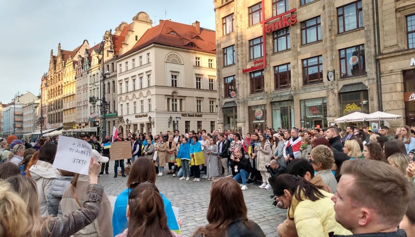 Uczestnicy manifestacji 10.10.2022 r.