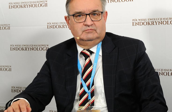 Powiększ obraz: Prof. Marek Bolanowski, wojewódzki konsultant ds. endokrynologii