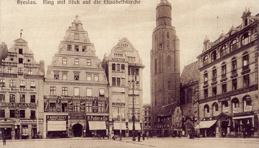 Lata 1905-1910, północno-zachodni narożnik Rynku. Źródło: fotopolska.eu