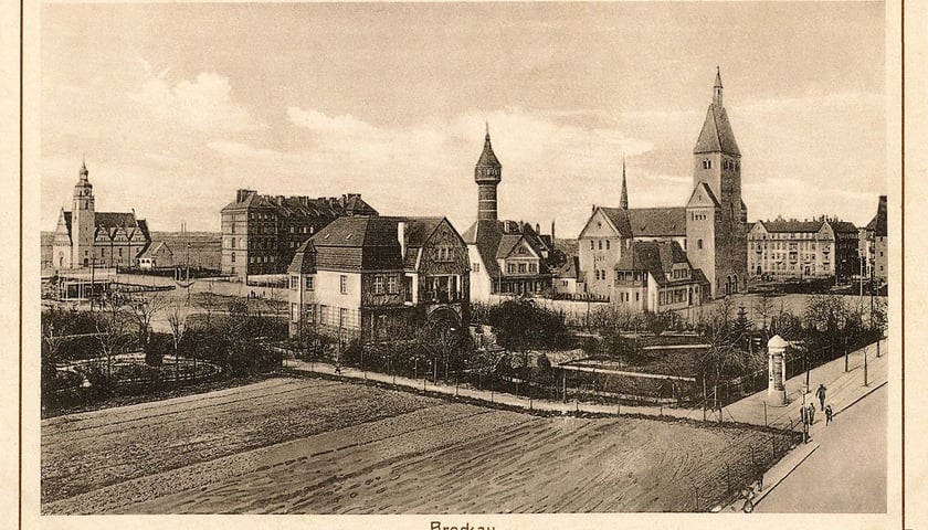 Widok Brochowa w latach 1910-1916