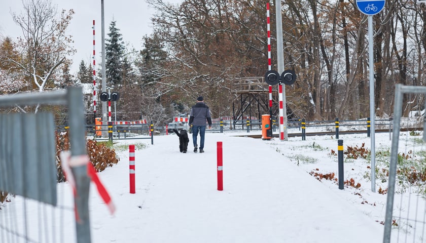 Powiększ obraz: Trasa będzie prowadziła do przejazdu kolejowego