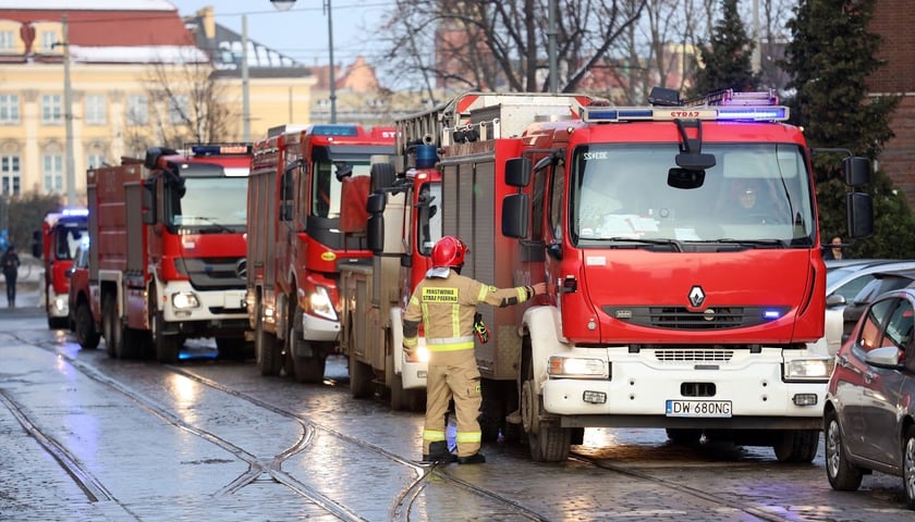 Pożar w KPW we Wrocławiu