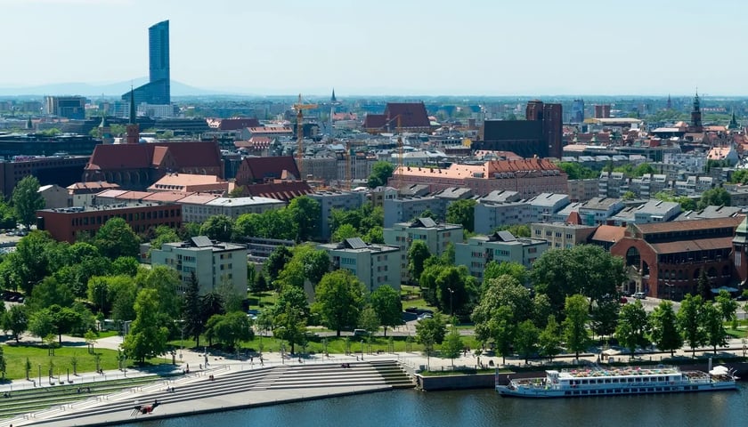 Powiększ obraz: Panorama Wrocławia