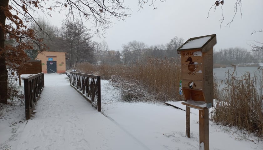 Zima we Wrocławiu. Osiedle Stabłowice w śniegu 21.01.2023