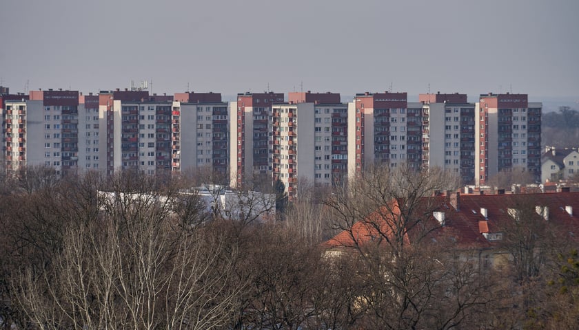 Osiedle Kozanów z lotu ptaka