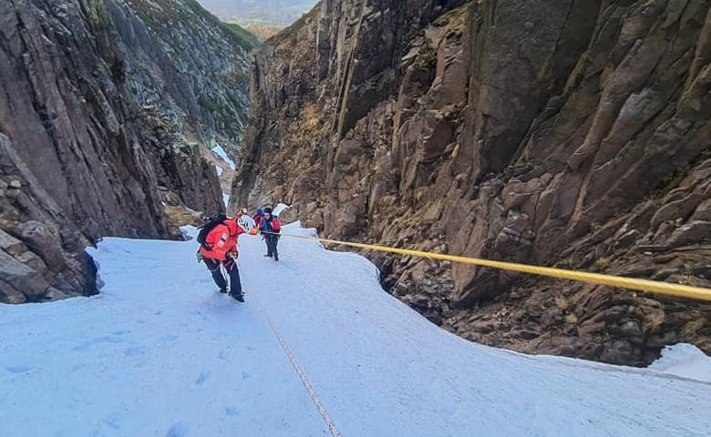 Powiększ obraz: Akcja GOPR w Karkonoszach