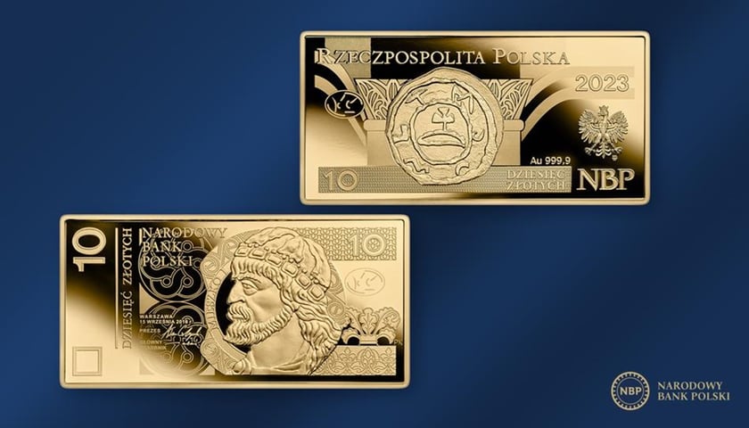 Powiększ obraz: Nowa moneta kolekcjonerska: Banknot o nominale 10 złotych