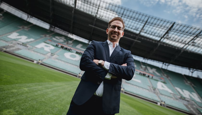 Powiększ obraz: David Balda, nowy dyrektor sportowy piłkarskiego Śląska Wrocław