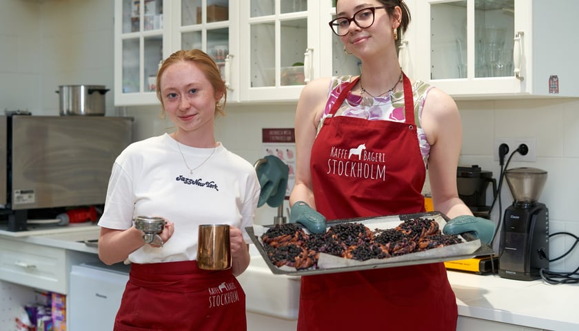 Jagodzianki w Kaffe Bageri Stockholm, przy ul. Nożowniczej we Wrocławiu